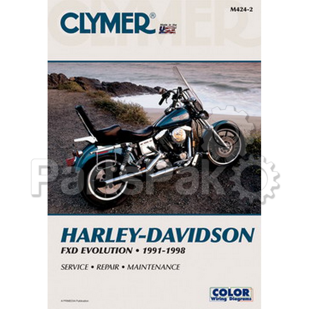 Clymer Manuals M424-2; Harley Davidson Dyna-Glide Motorcycle Repair Service Manual