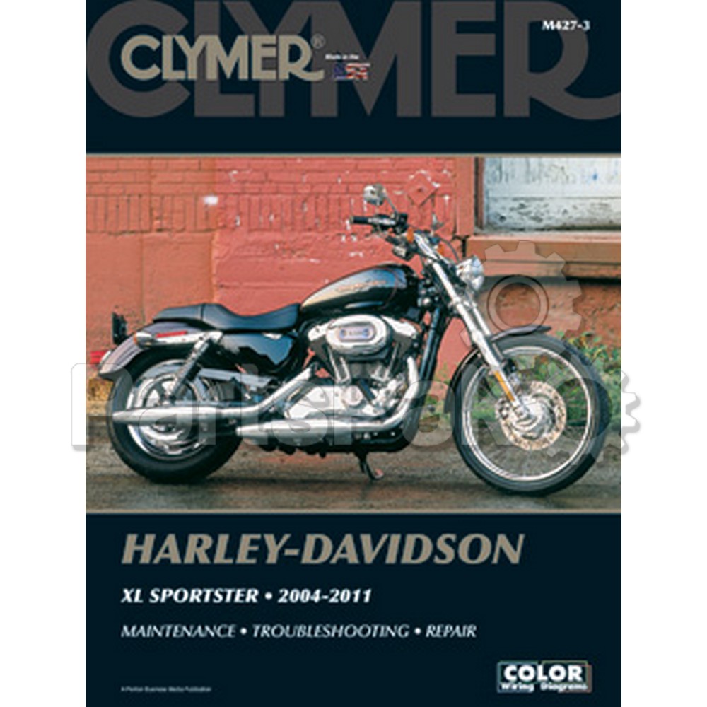 Clymer Manuals M427-3; Fits Harley Davidson Sportster Motorcycle Repair Service Manual