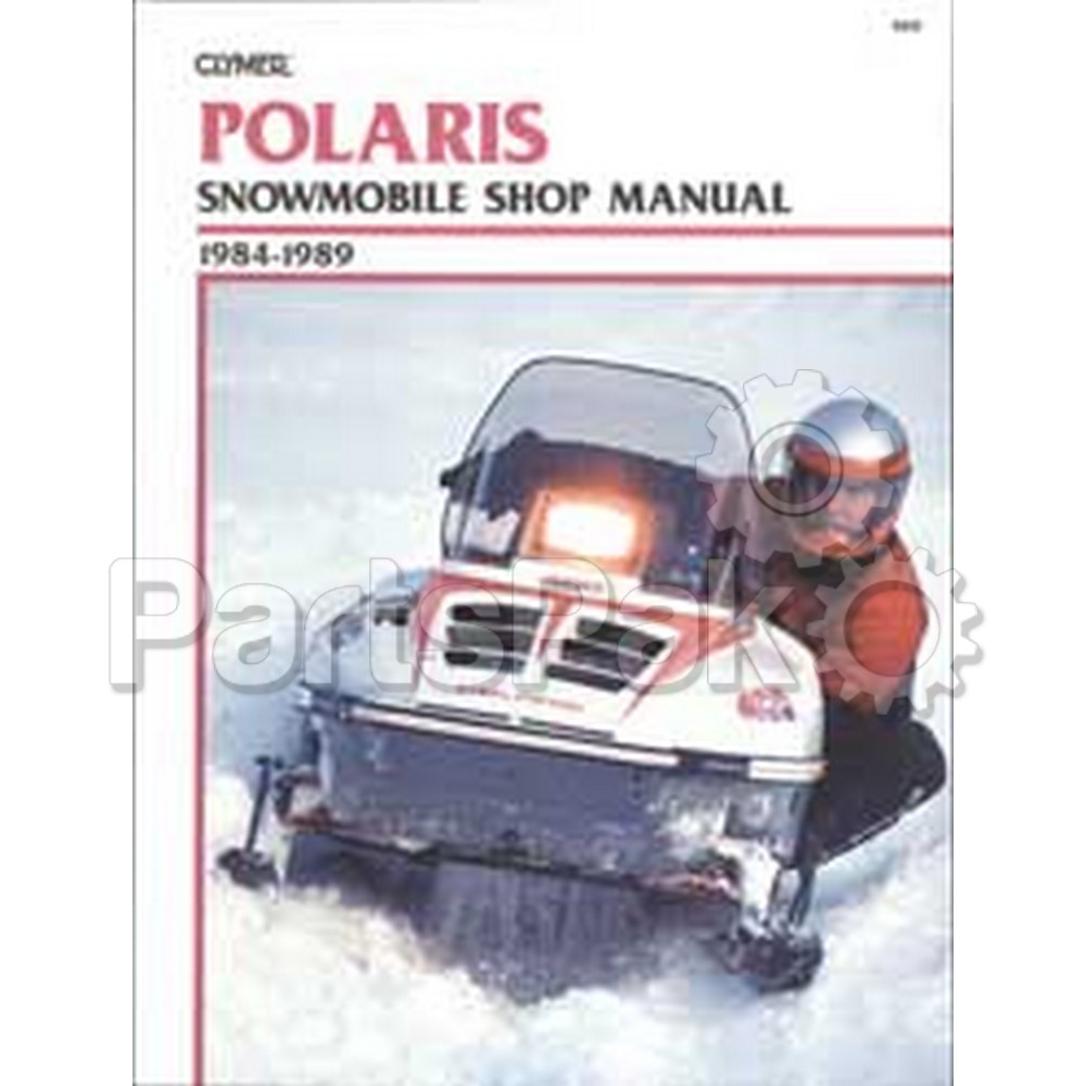 Clymer Manuals S832; Polaris Snowmobile Repair Service Manual