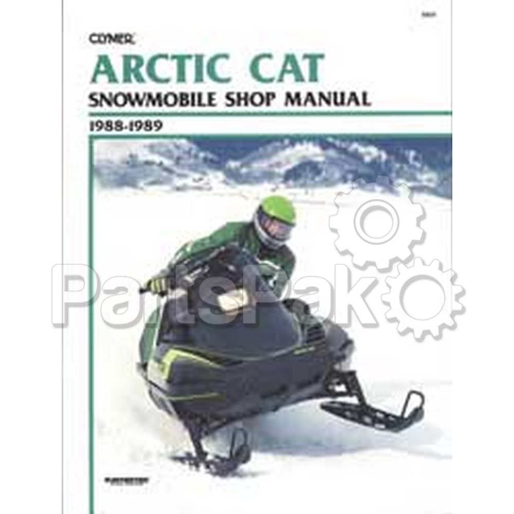 Clymer Manuals S835; Artic Cat Snowmobile Repair Service Manual