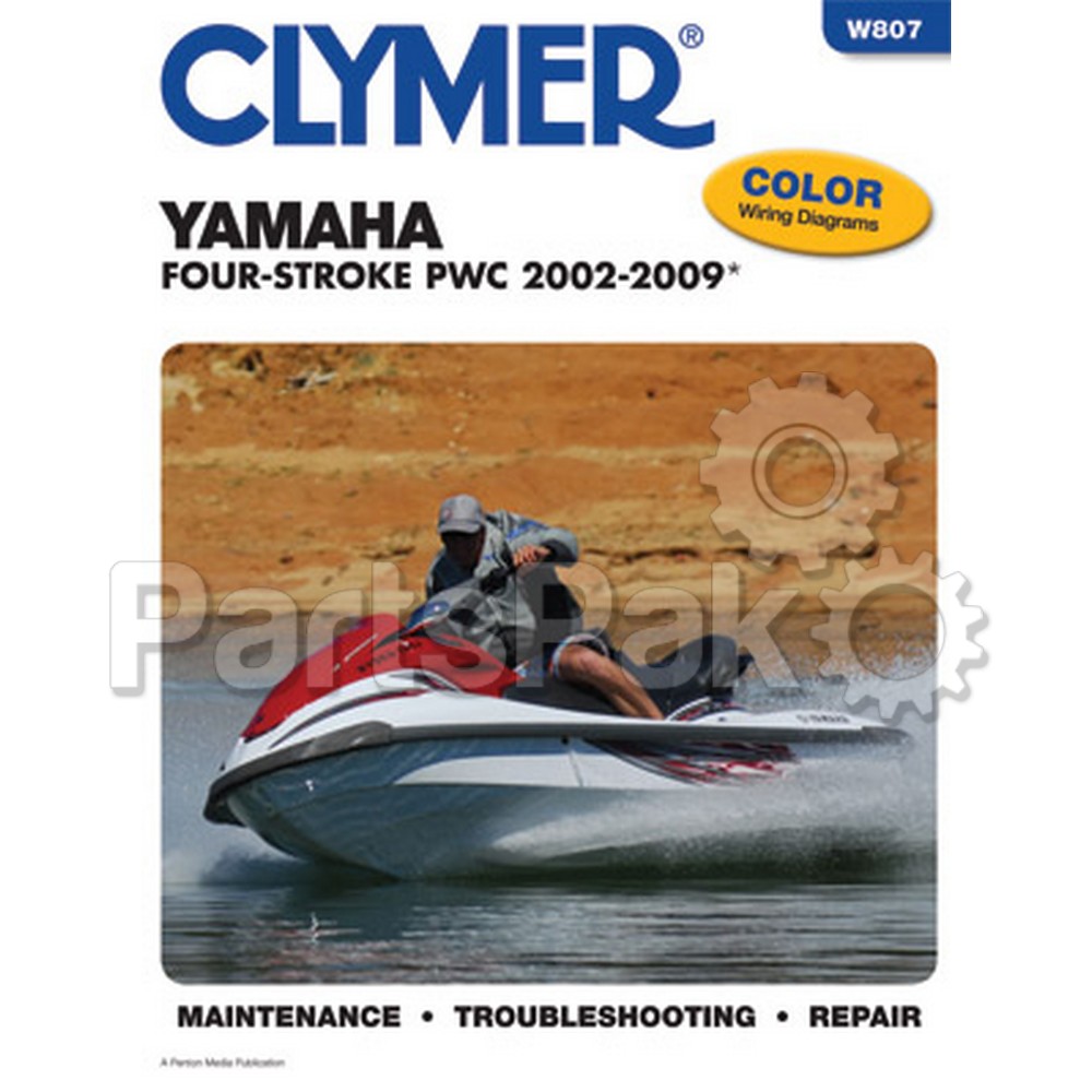Clymer Manuals W807; Fits Yamaha Waverunner PWC Jet ski Repair Service Manual