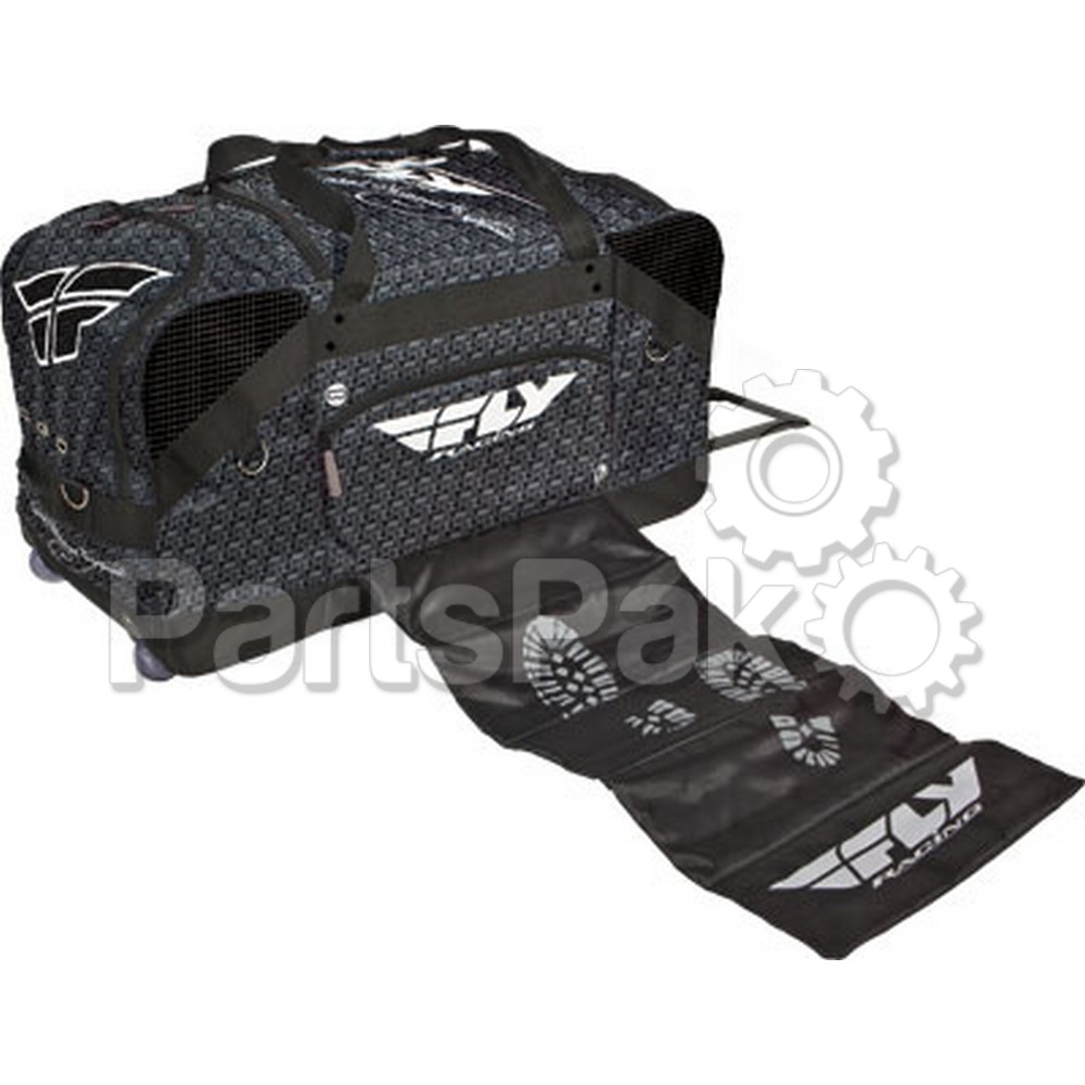 Fly Racing 28-5001; Roller Grande Bag (Black/Grey)