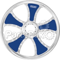 RMT TKI-BI08; Limited Billet Wheel Inserts Blue 8-inch 10-Pack