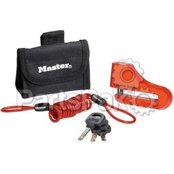 Master Lock 8304DPS; 3-inch Disc Brake Lock