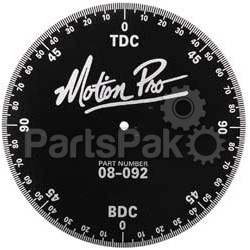 Motion Pro 08-0092; Degree Wheel; 2-WPS-57-8092