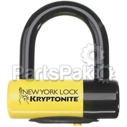 Kryptonite 998457; New York Disc Lock (Black / Yellow)