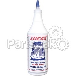 Lucas 10043; Heavy Duty Gear Oil 80W-90 Qt (Sold Individually); 2-WPS-58-5200