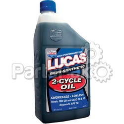 Lucas 10110; Semi-Synthetic 2-Cycle Oil Qt (Sold Individually); 2-WPS-58-5211