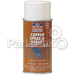 Permatex 80697; Copper Spray-A-Gasket 12Oz