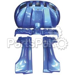 Fullbore RHINO 4KIT BLU; 4-Piece Body Kit (Blue)