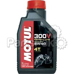 Motul 836011 / 101339; 300V 4T Competition Synthetic Oil 5W-40 Liter; 2-WPS-82-2034