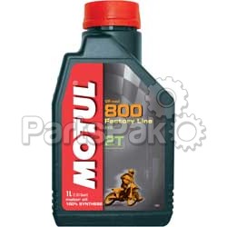 Motul 837111 / 101438; 800 2T Pro Racing Premix Liter; 2-WPS-82-2082