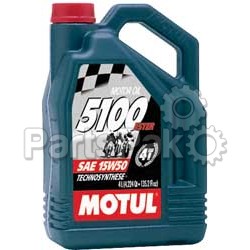 Motul 3082GAA; 5100 Ester / Synthetic Engine Oil 15W-50 1Gal