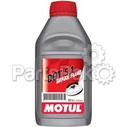 Motul 8070HC / 100951; Dot 5.1 Brake Fluid 1/2-Liter; 2-WPS-82-2151