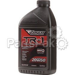 Torco A142050CE; Tr-1R Premium Blend Racing Oil 20W-50 1L; 2-WPS-88-6032
