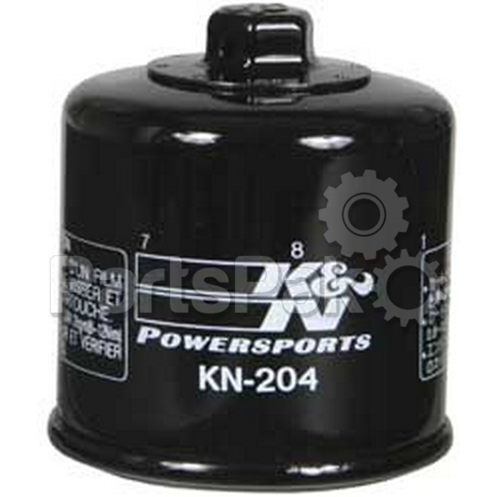 K&N KN-204; Oil Filter (Black)