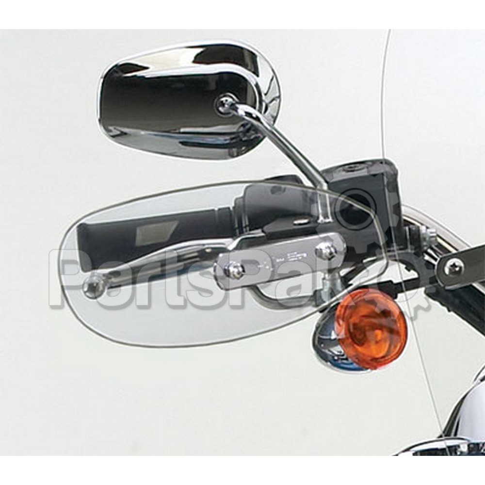 National Cycle N5543; Hand Deflector Clear Harley-Davidson w / bar mounted turn signals