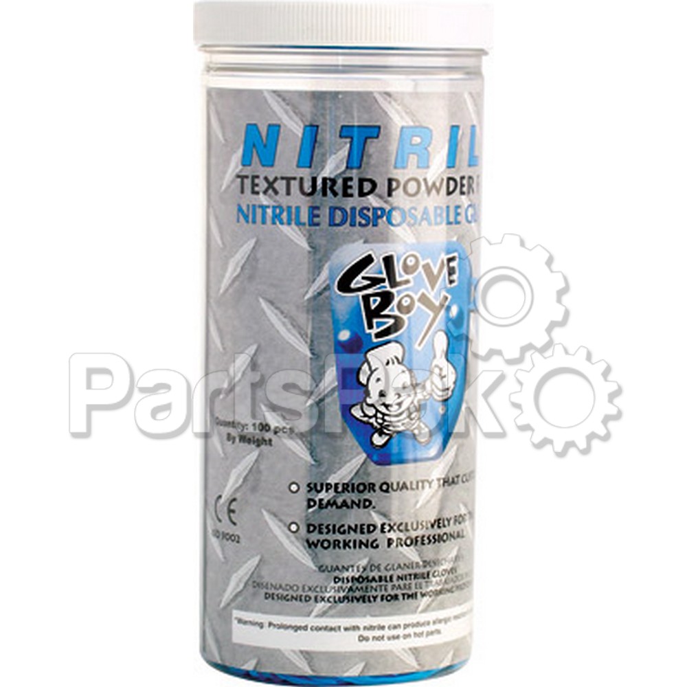 Motion Pro 11-0036; Nitrile Textured Powder Free Gloves X 100-Pack