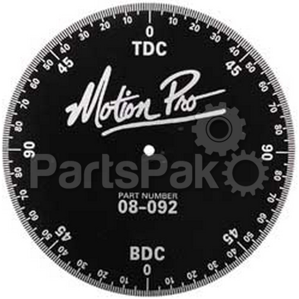 Motion Pro 08-0092; Degree Wheel