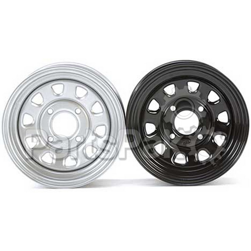 ITP (Industrial Tire Products) D12R537; Wheel, Delta Black Rear 12X7 2+5 4/137
