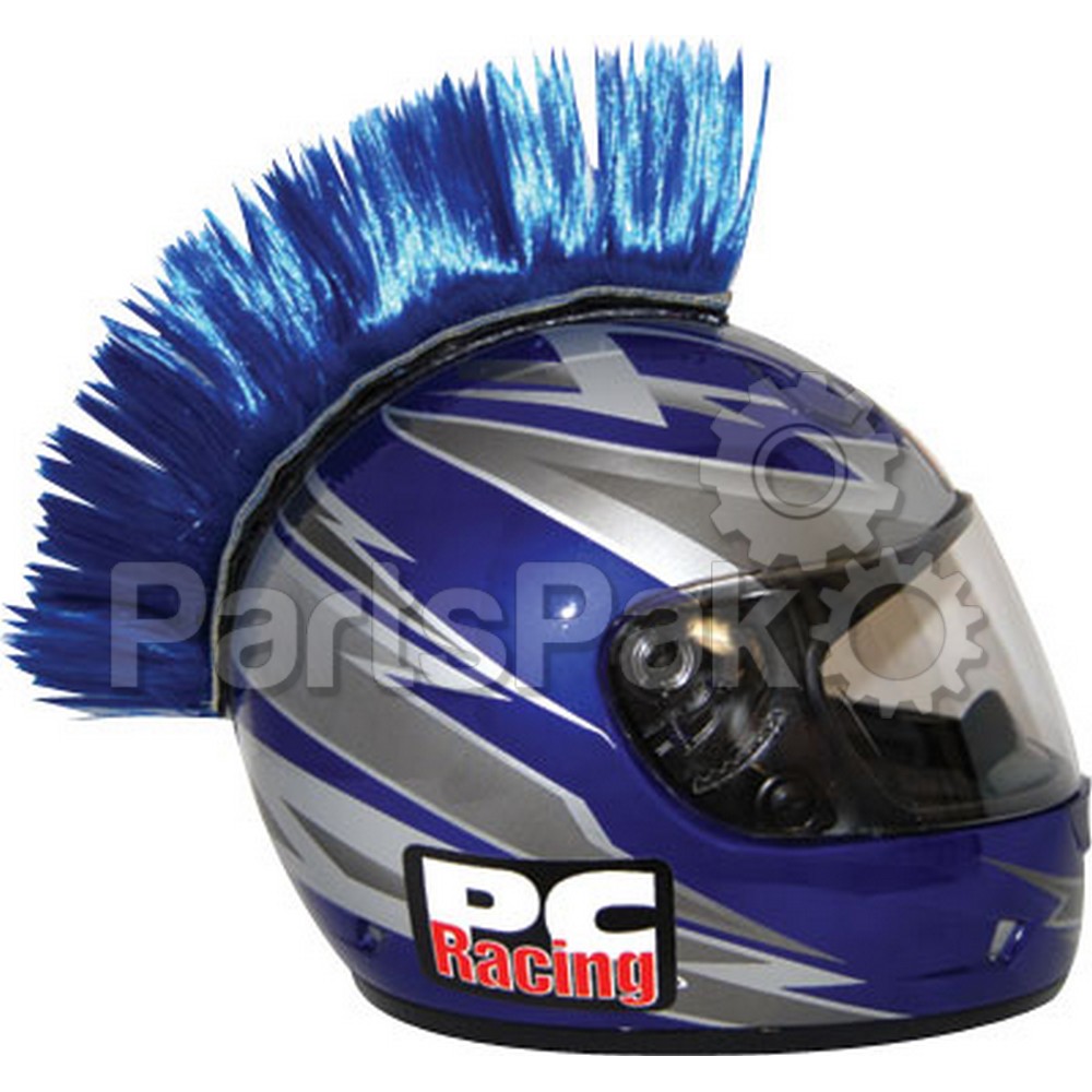 PC Racing PCHMBLUE; Helmet Mohawk (Blue)