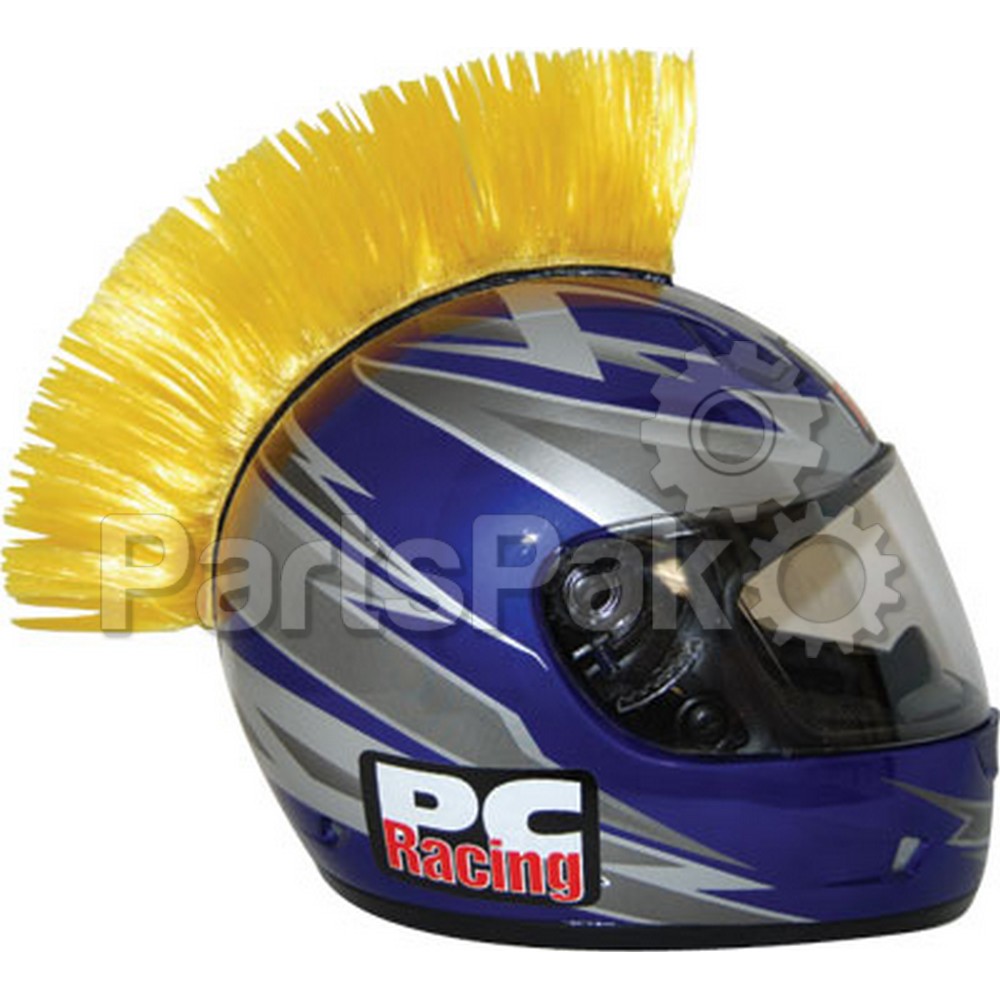 PC Racing PCHMYELLOW; Helmet Mohawk (Yellow)