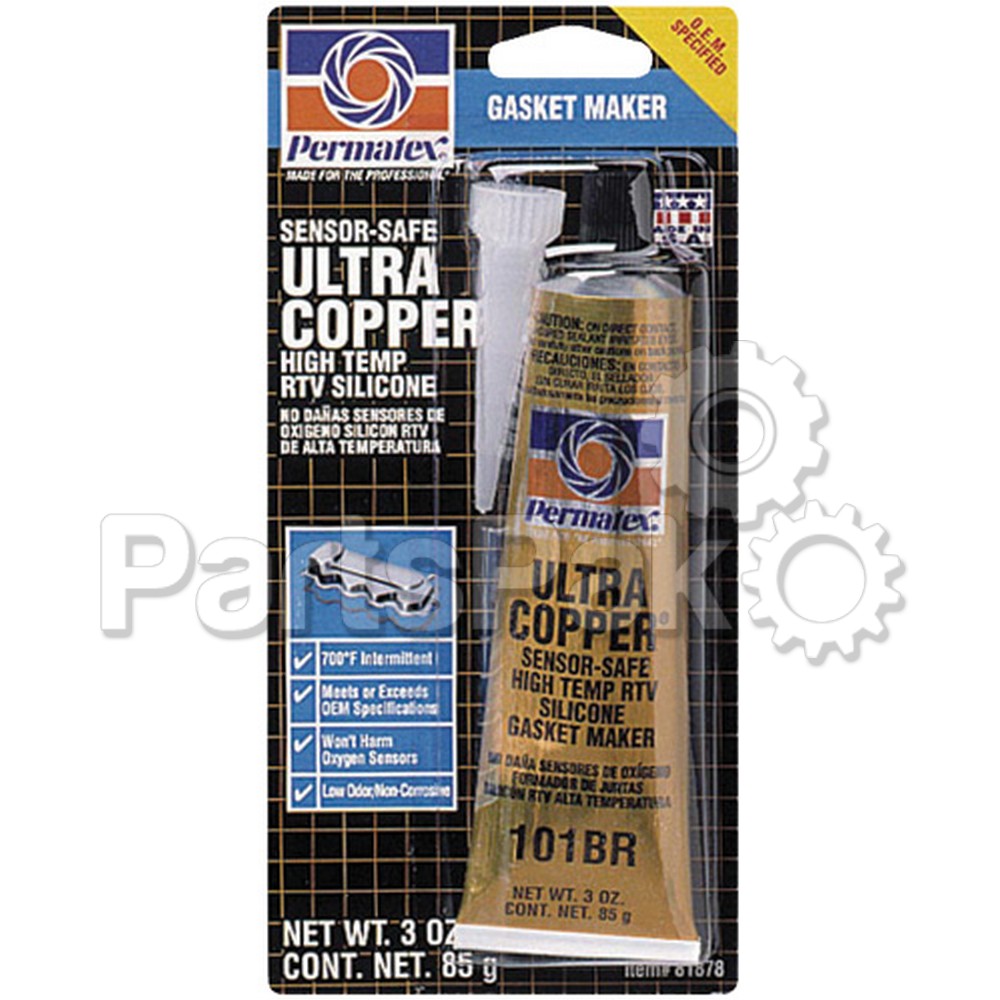 Permatex 81878; Ultra Copper Silicone Gasket S