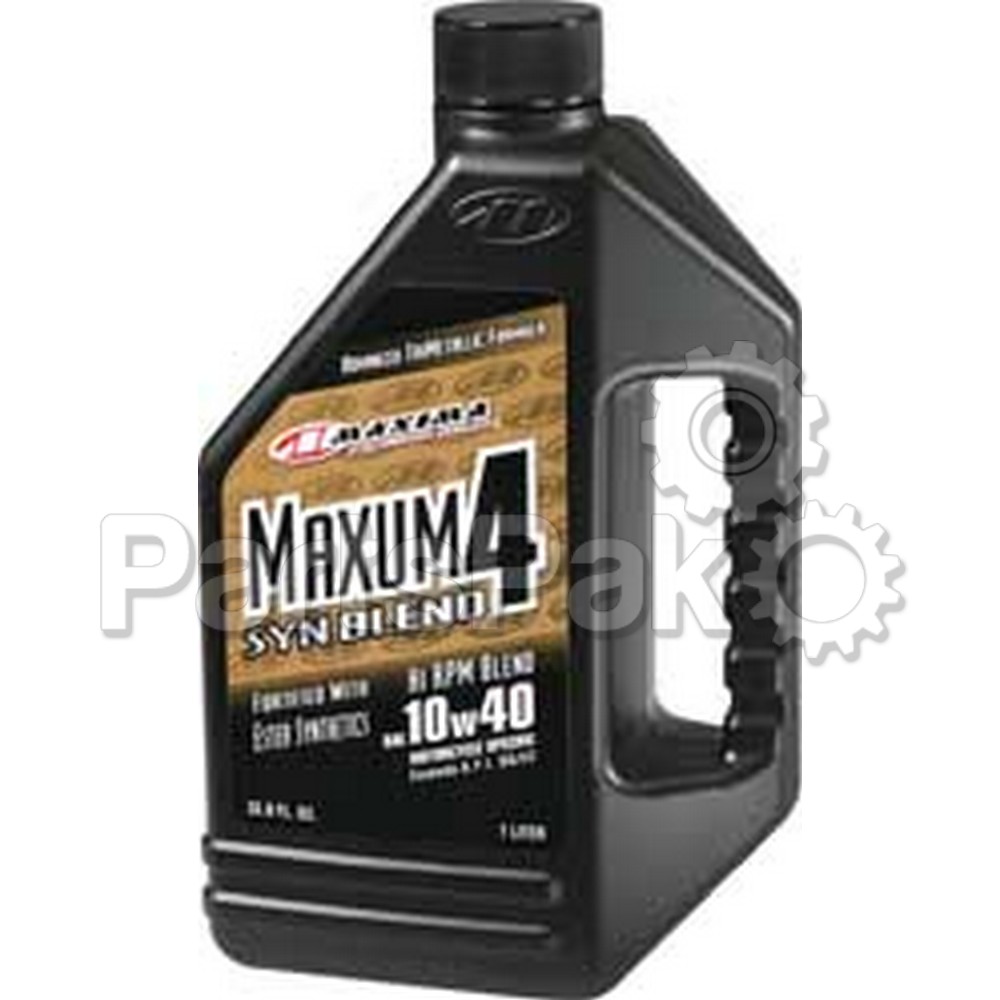 Maxima 34901B; Maxum 4 Syn Blend 10W-40 Liter