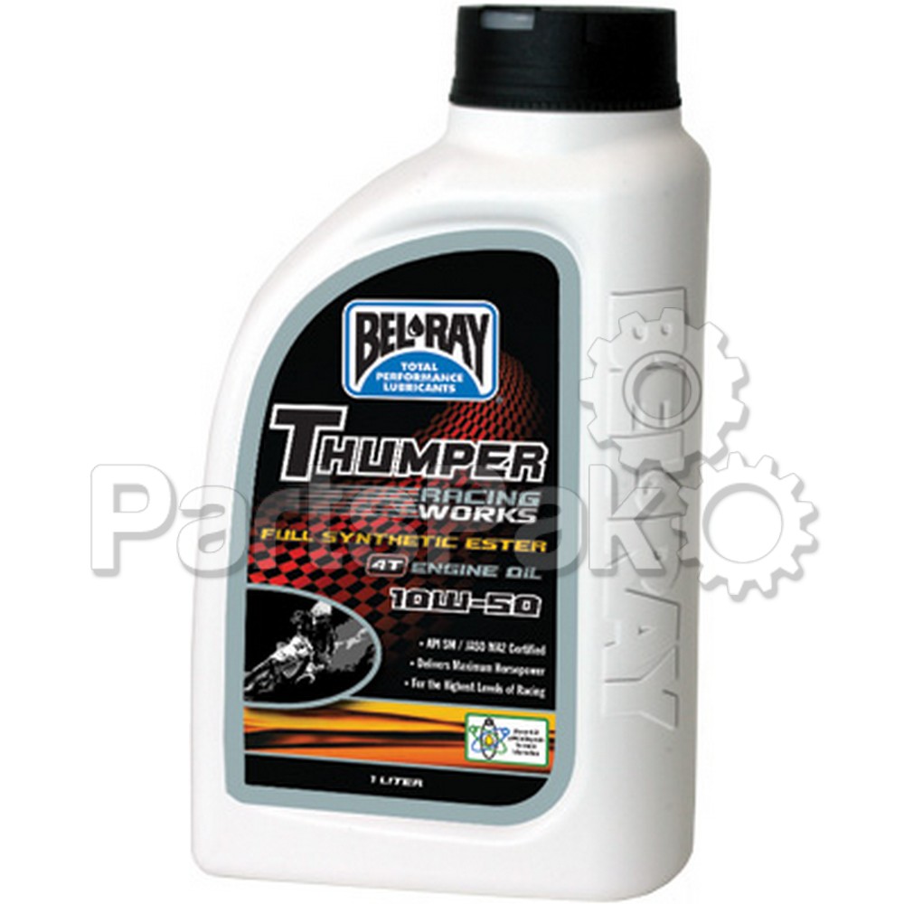 Bel-Ray 99550-B1LW; Thumper Synthetic Ester 4T Engine Oil 10W-50 1L