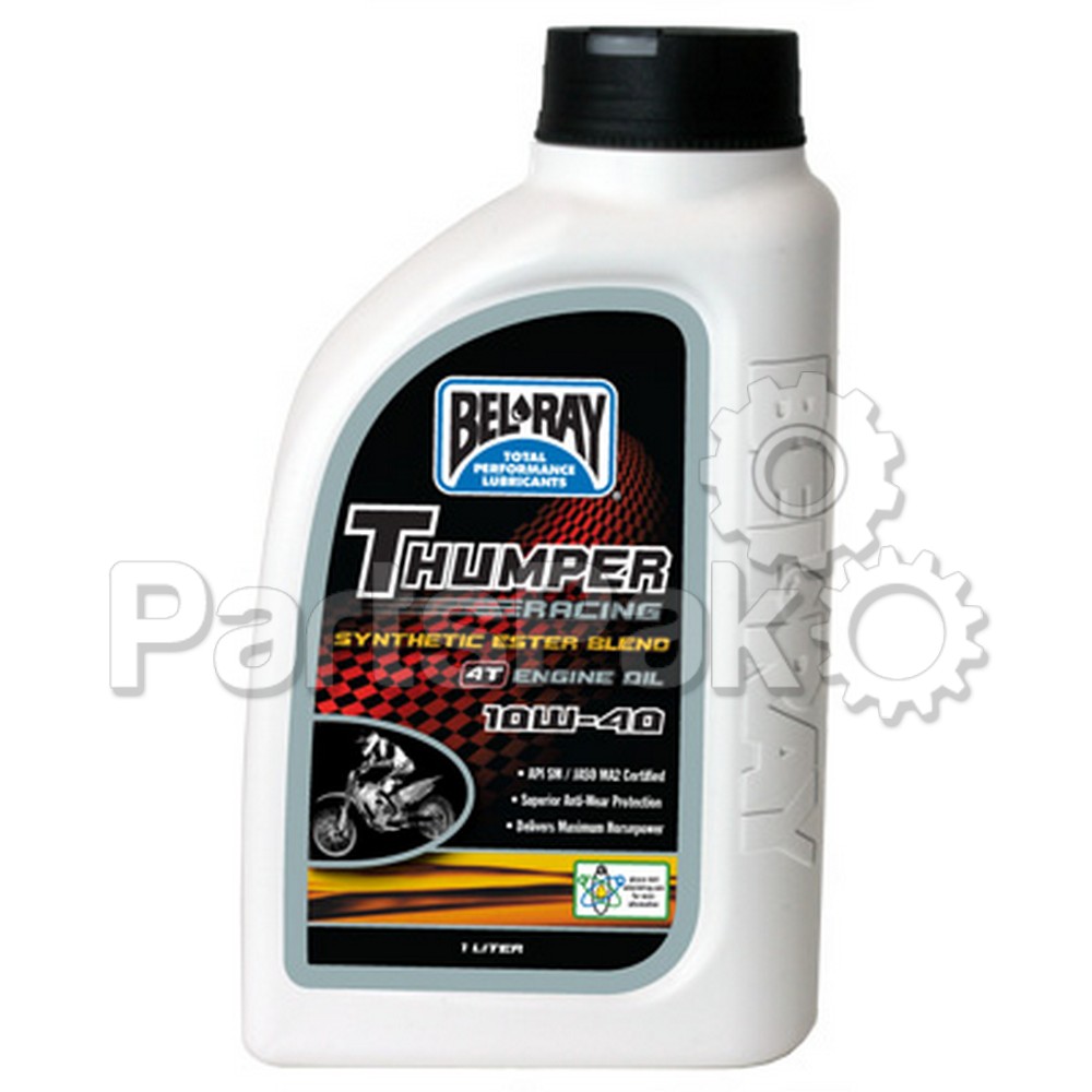 Bel-Ray 99520-B1LW; Thumper Synthetic Ester Blend 4T Engine Oil 10W-40 Liter