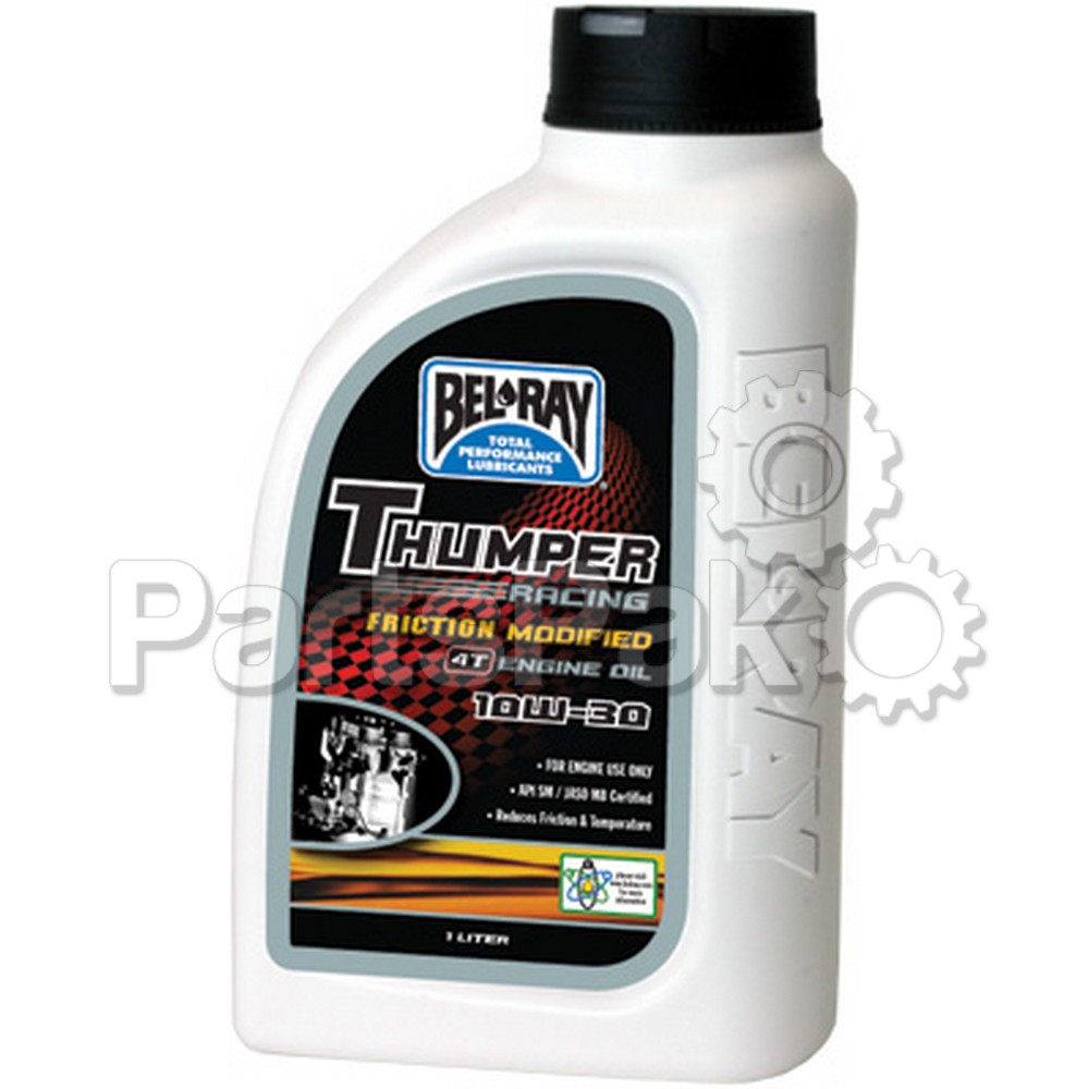 Bel-Ray 99210-B1LW; Thumper Friction Modified 4T Engine Oil 10W-30 1L