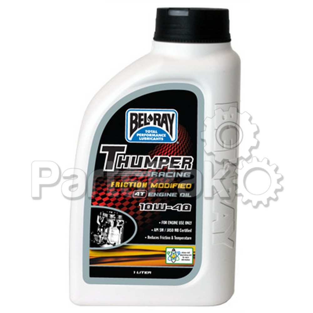 Bel-Ray 99220-B1LW; Thumper Friction Modified 4T Engine Oil 10W-40 1L