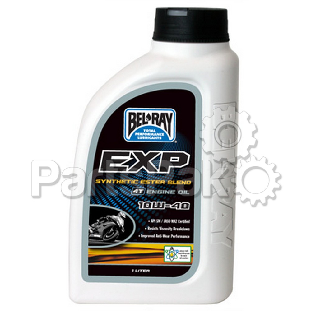 Bel-Ray 99120-B1LW; Exp Synthetic Ester Blend 4T Engine Oil 10W-40 Liter
