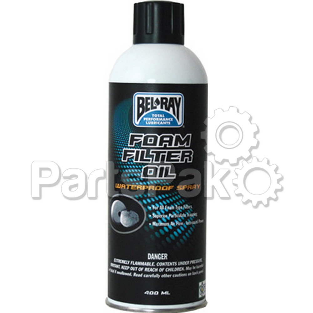 Bel-Ray 99200-A400W; Foam Filter Oil Waterproof Spray 400Ml