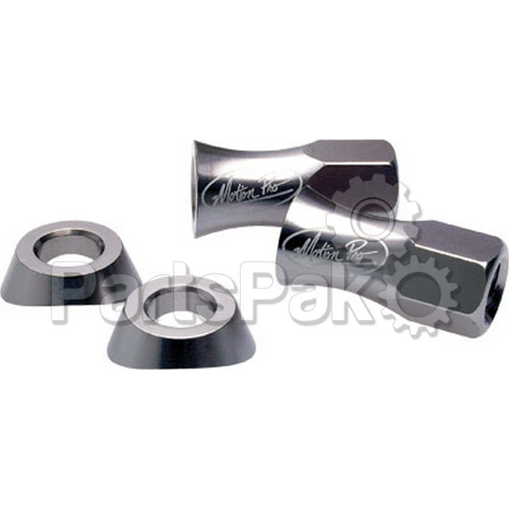 Motion Pro 11-0022; Liteloc Rim Lock W / Silver Aluminum Nut & Beveled Washer 12M