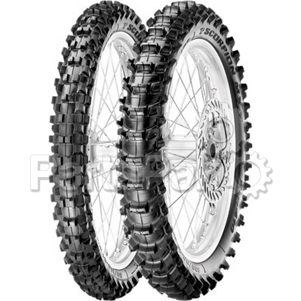Pirelli 1663100; Tire 110/90-19R Mxs Scorpion Mx Soft