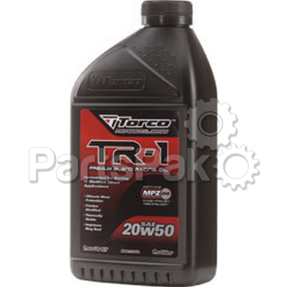 Torco A142050CE; Tr-1R Premium Blend Racing Oil 20W-50 1L