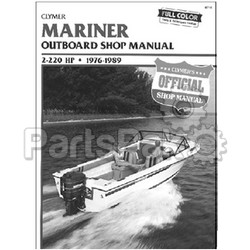 Clymer Manuals B714; Mariner Outboard 2-200Hp 1976-89 Service Repair Manual