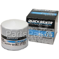 Quicksilver 35-877761Q01; W9 4-Stroke Outboard Oil Filter- Replaces Mercury / Mercruiser