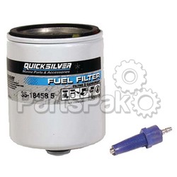 Quicksilver 35-18458Q 4; W9 Fuel Filter Kit-Bl Sensor- Replaces Mercury / Mercruiser