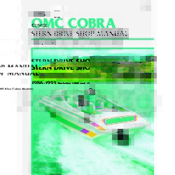 Clymer Manuals B738; OMC Cobra Stern Drives 1986-1989 Service Repair Manual