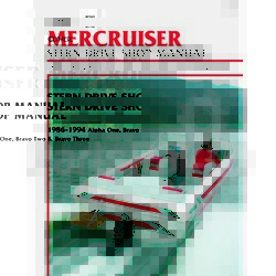 Clymer Manuals B742; Mercruiser Alpha/Bravo Stern Drives 1986-1994 Service Repair Manual