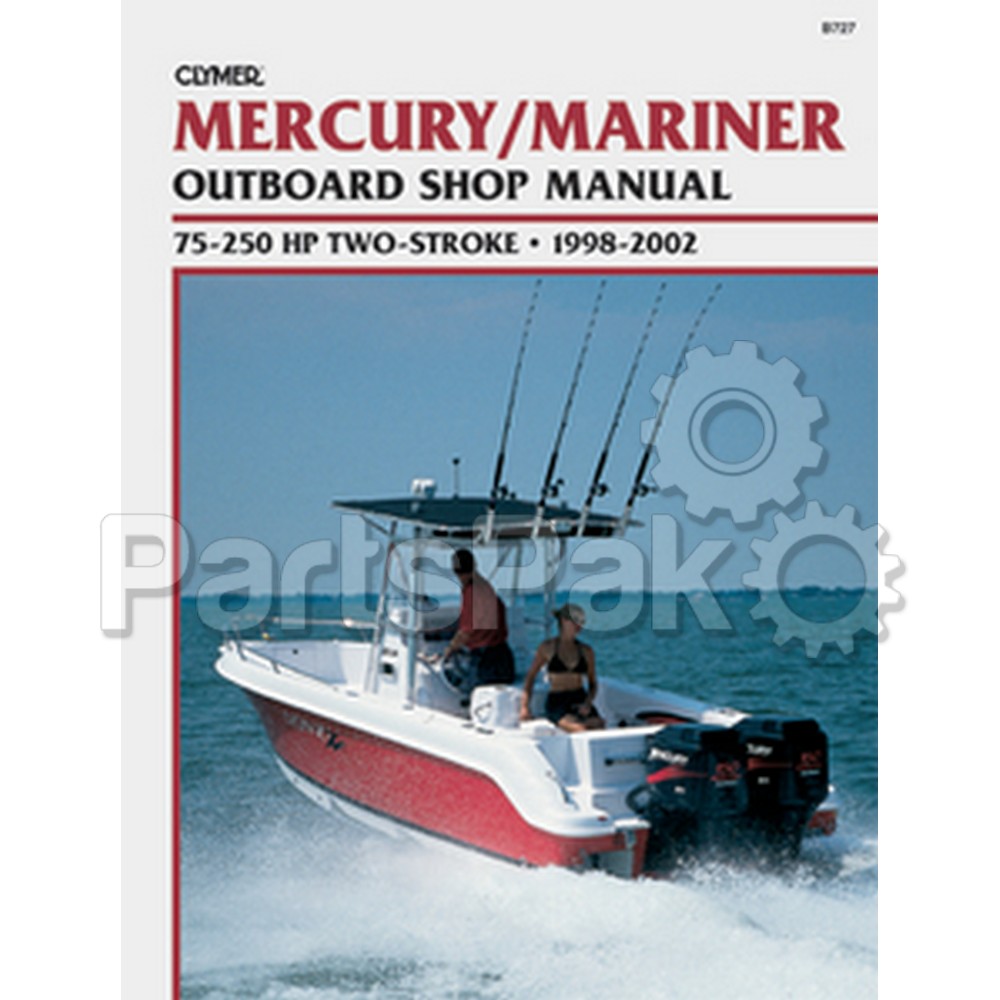 Clymer Manuals B710; Mercury/Mariner 4-stroke Outboard 4-90 Hp 1997-2000-Service Repair Manual