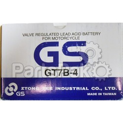 Yamaha GT7-B4000-00-00 Gt7B4 Gs Battery - Fa (Not Filled With Acid); GT7B40000000