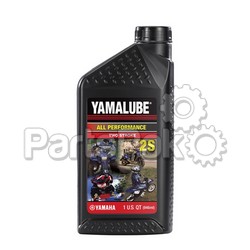 Yamaha ACC-11000-27-02 Yamalube 2S Performance 2-Stroke Oil Quart; New # LUB-2STRK-S1-12