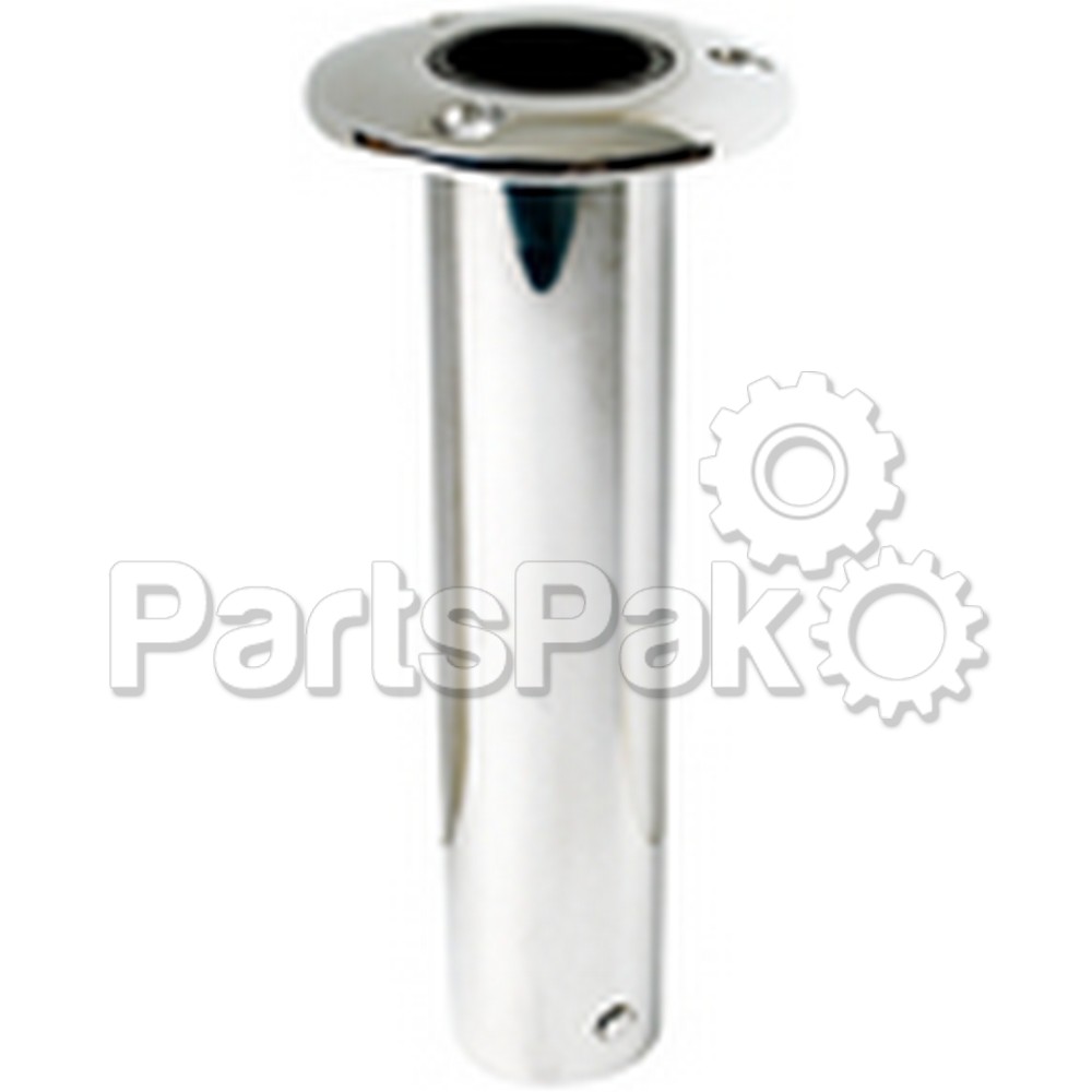 Attwood 15 Degree Open End Rod Holder Flush Mount in Stainless