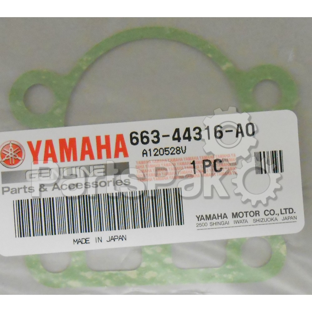 Yamaha 663-44316-A0-00 Gasket, Water Pump; 66344316A000