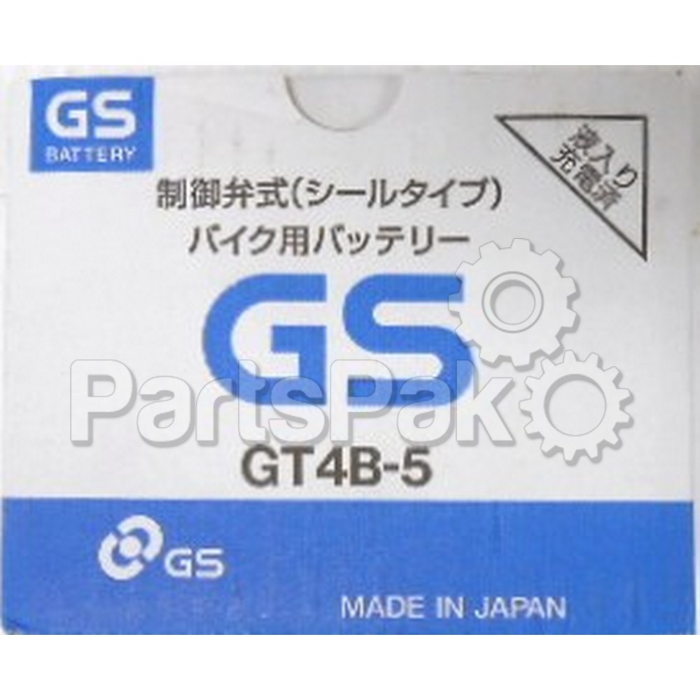 Yamaha 4JS-82100-10-00 Gt4B5 Gs Battery - Fa (Not Filled With Acid); New # GT4-B5000-00-00