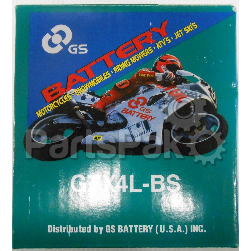 Yamaha 1B2-H2100-11-00 Gtx4Lbs Gs Battery - Sa (Not filled with acid); New # GTX-4LBS0-00-00