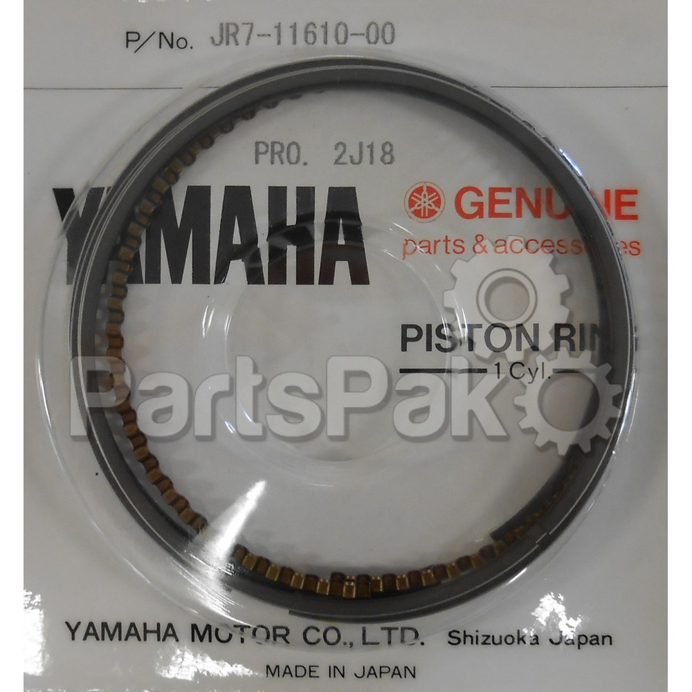 Yamaha JR7-11610-00-00 Piston Ring Set (Standard); JR7116100000